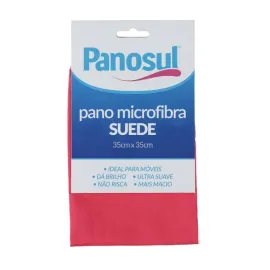 PANO DE MICROFIBRA SUEDE 35CM X 35CM SORTIDO