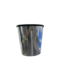 LIXEIRA PARA ESCRITORIO 10LTS - PRIMEIRA MOAGEM - INOX